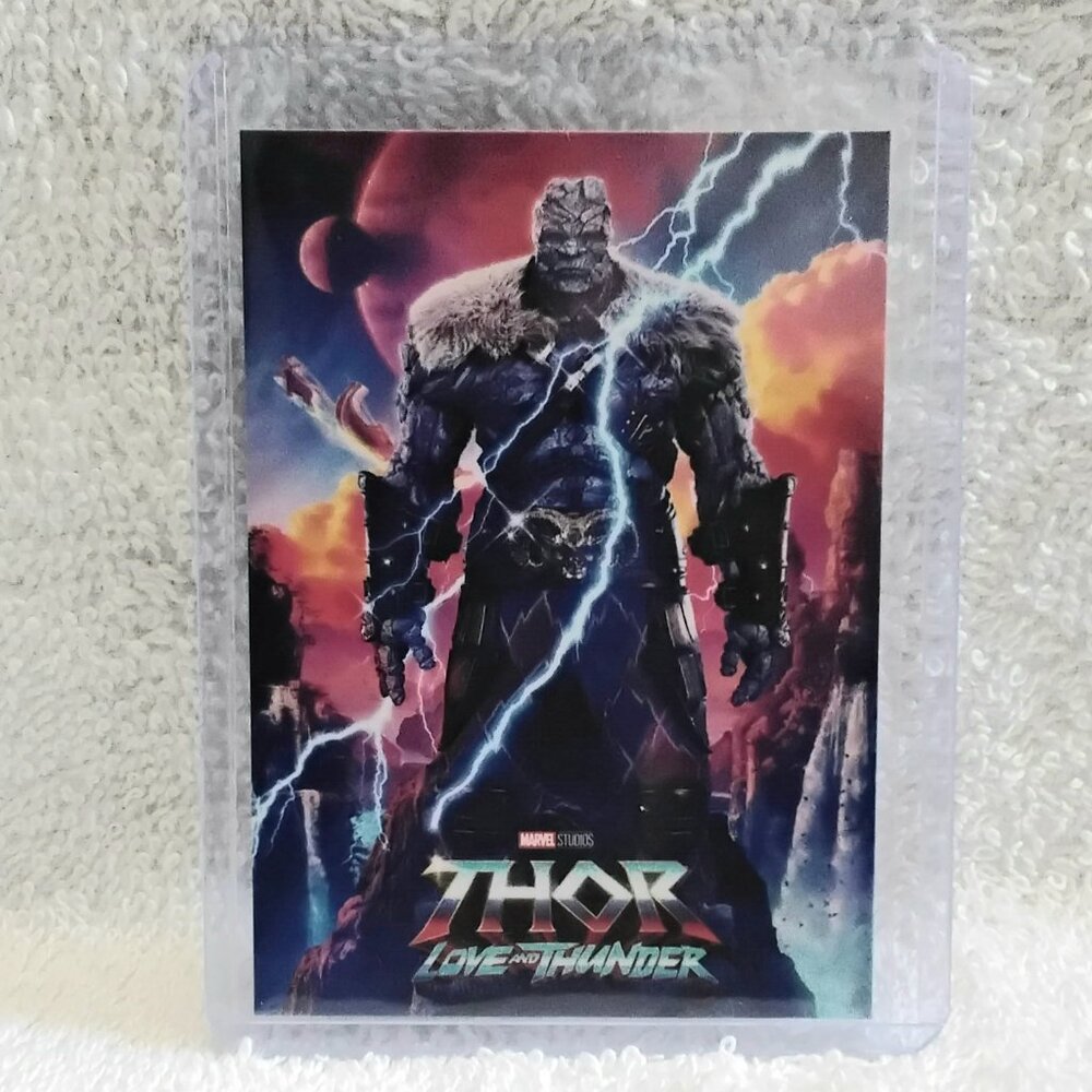 3/$25 Mint 2022 Marvel's Thor: Love and Thunder-Korg Limited Promo Card!!